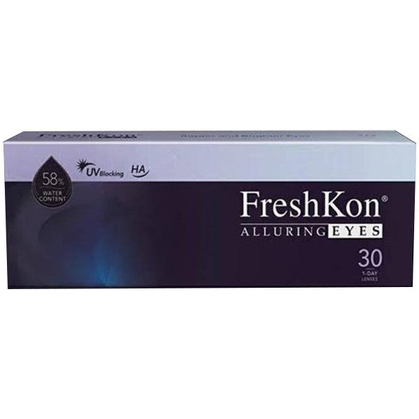 FreshKon® ALLURING EYES 1-DAY 大美目攝人系列 - 魅力灰 Magnetic Grey | 30片裝