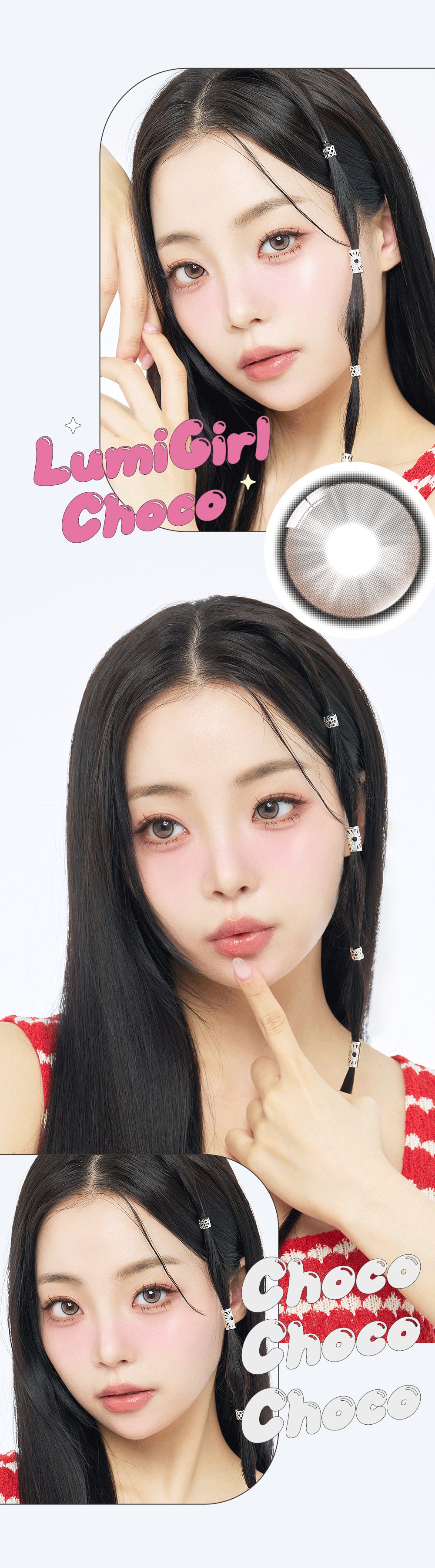 Lenbling｜Lumi Girl 月戴彩色隱形眼鏡｜2片