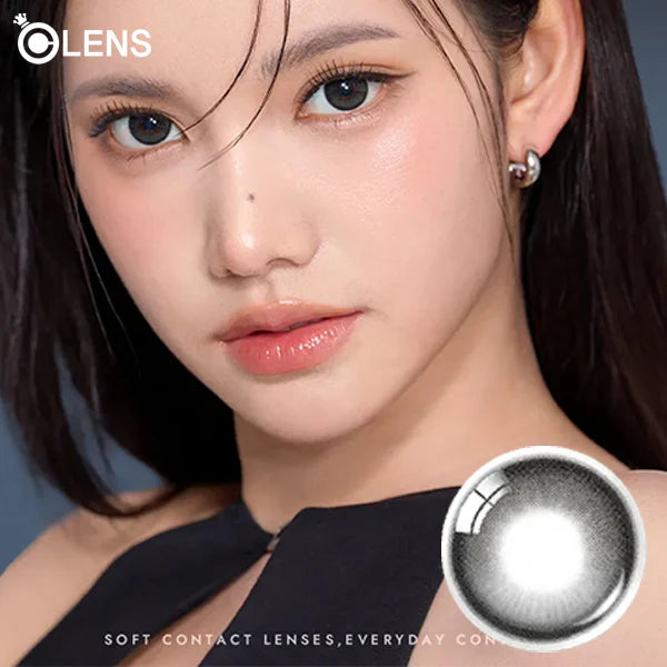 Olens｜Rain Black 1Day 日拋彩色隱形眼鏡｜10片