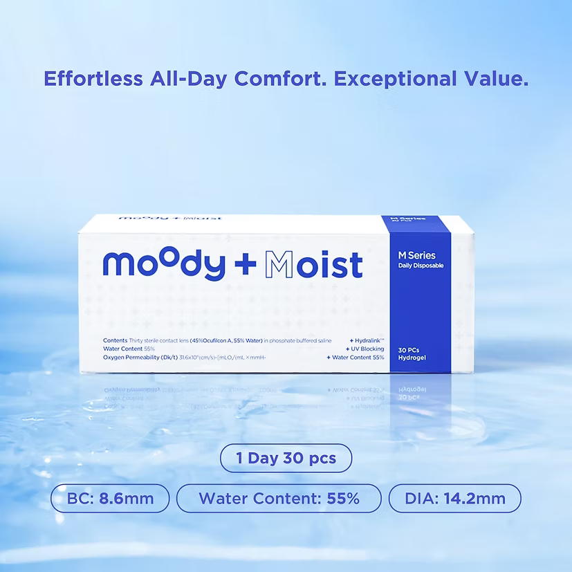 Moody 日拋隱形眼鏡｜30片