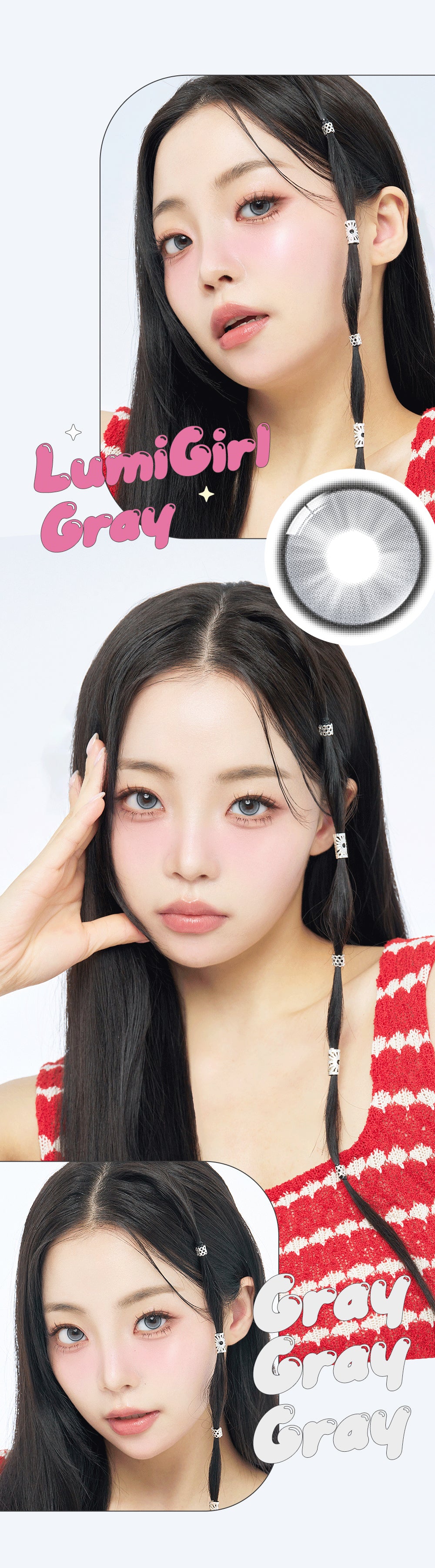 Lenbling｜Lumi Girl 月戴彩色隱形眼鏡｜2片