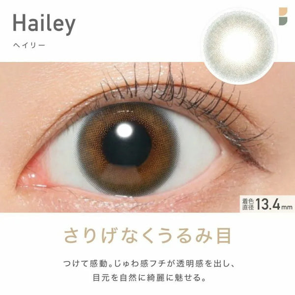 Revia｜1Day Hailey 日拋彩色隱形眼鏡｜10片