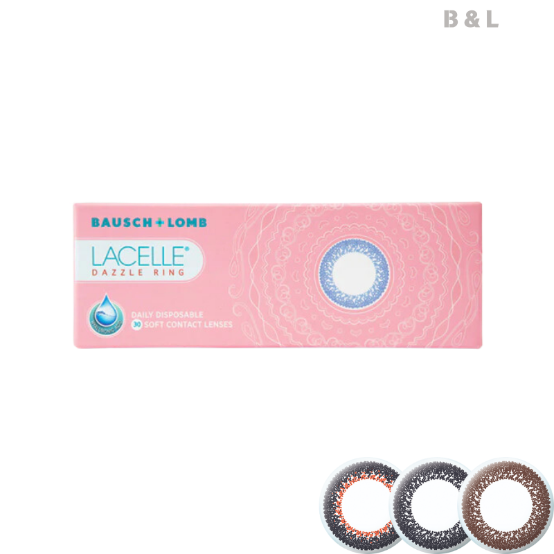 博士倫B&L｜Lacelle 特大眼 日拋彩色隱形眼鏡｜30片