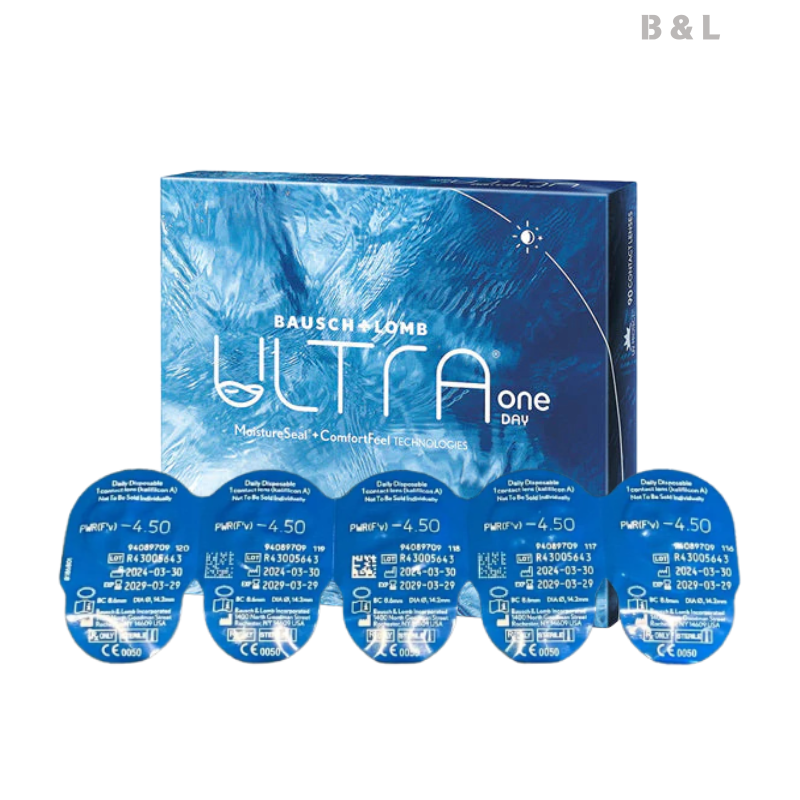 博士倫B&L｜Ultra 1 day 日拋隱形眼鏡｜90片+30片