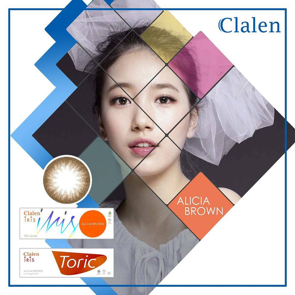 CLALEN - 1Day Alicia Brown Toric 日拋彩色散光隱形眼鏡 | 30片
