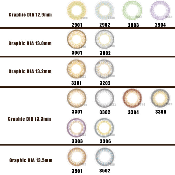Clalen｜Iris M Monthly 月拋彩色隱形眼鏡｜2片 (平光)
