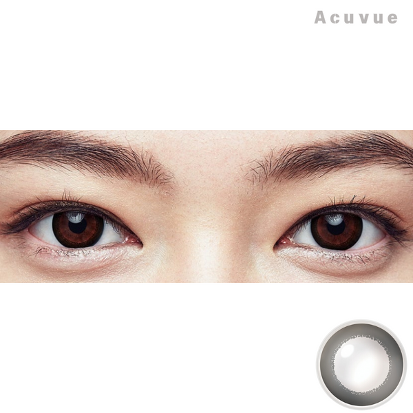 Acuvue｜Define 亮麗黑 Accent Style 日拋彩色隱形眼鏡｜30片