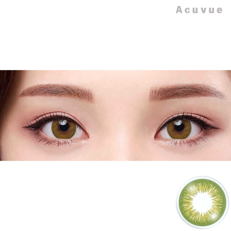 Acuvue｜Define Fresh 森系綠 Green 日拋彩色隱形眼鏡｜30片