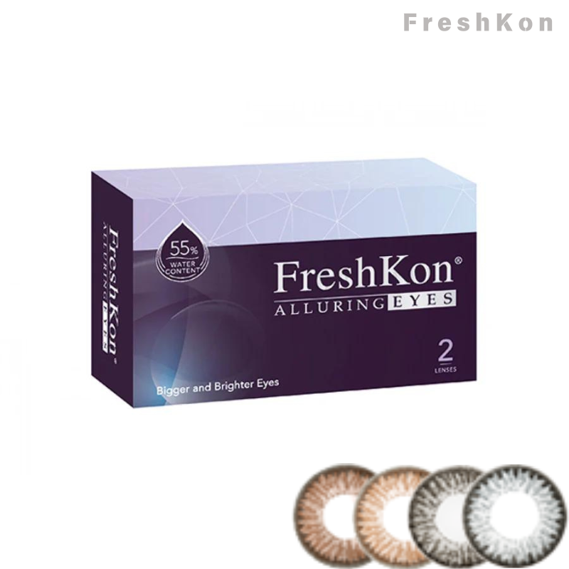 FreshKon｜Alluring Eyes Monthly 月拋彩色隱形眼鏡｜2片
