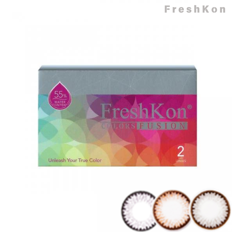FreshKon｜Colour Fusion 煥彩美目 月拋彩色隱形眼鏡｜2片