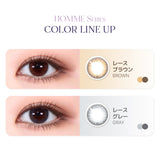 LensMe｜Torica 1Day Lace 日拋彩色散光隱形眼鏡｜10片