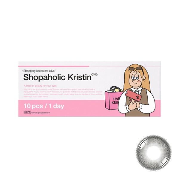 HapaKristin｜Shopaholic Kristin 1Day 日拋彩色隱形眼鏡｜10片