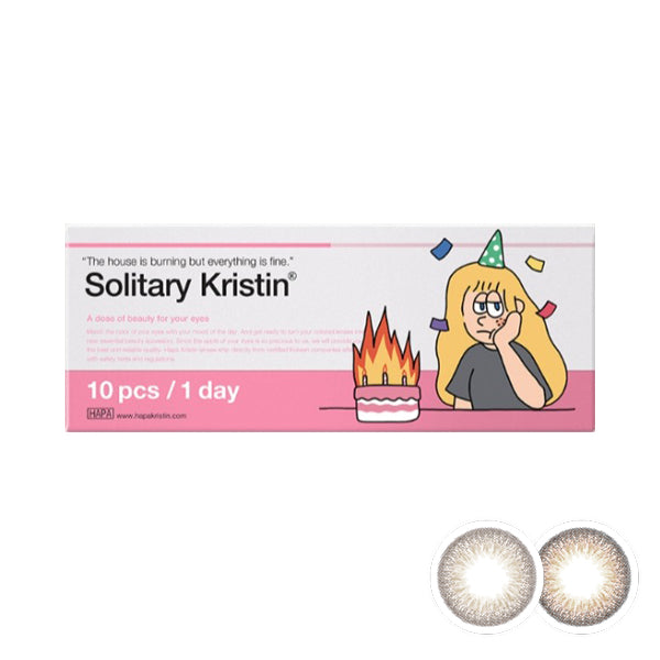 HapaKristin｜Solitary Kristin 1Day 日拋彩色隱形眼鏡｜10片