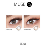 Olens｜Muse Monthly 月拋彩色隱形眼鏡｜2片
