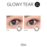 Olens｜Glowy Tear Monthly 月拋彩色隱形眼鏡｜2片