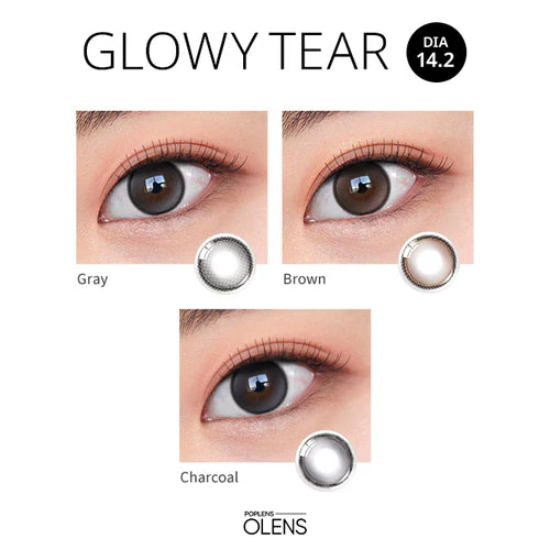 Olens｜Glowy Tear Monthly 月拋彩色隱形眼鏡｜2片