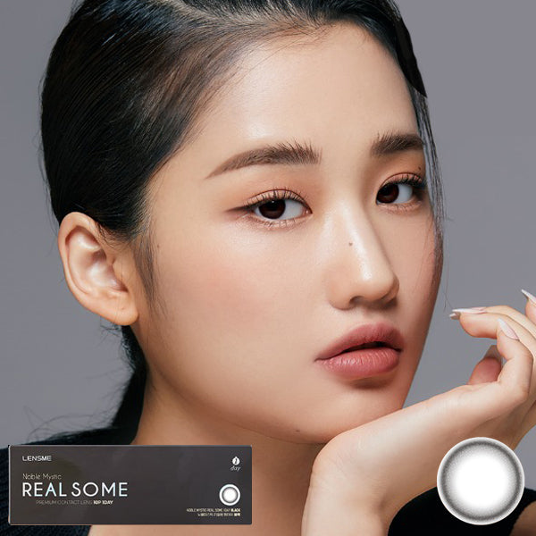 LensMe - RealSome Black 1Day 日拋彩色隱形眼鏡 | 10片