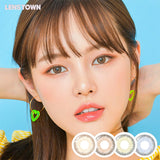 LensTown｜Kakao Friends Monthly 月拋彩色隱形眼鏡｜2片