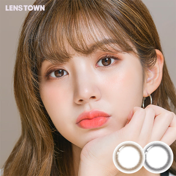 LensTown｜Nudy Choco Monthly 月拋彩色隱形眼鏡｜2片