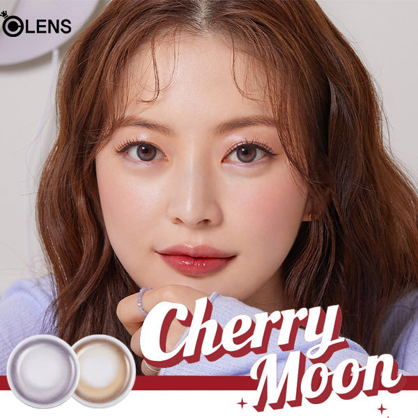 Olens｜Cherry Moon Monthly 月拋彩色隱形眼鏡｜2片