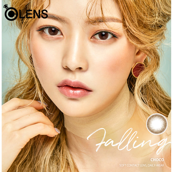 Olens｜Falling Monthly 月拋彩色隱形眼鏡｜2片