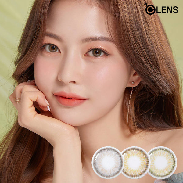 Olens｜French Gold 1Day 日拋彩色隱形眼鏡｜10片