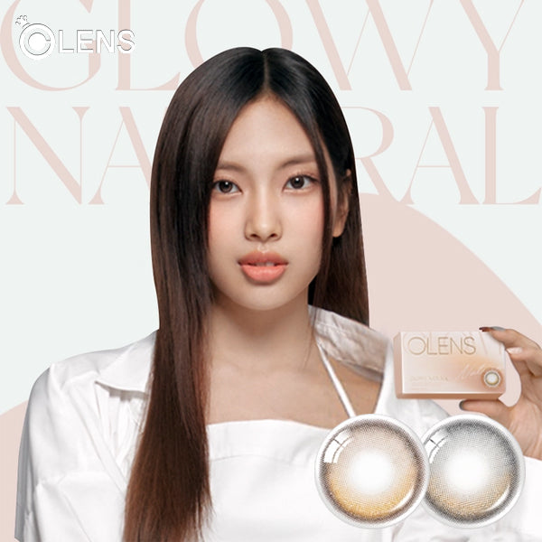 Olens｜Glowy Natural Monthly 月拋彩色隱形眼鏡｜2片