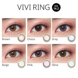 Olens｜Vivi Ring 1Day 日拋彩色隱形眼鏡｜10片