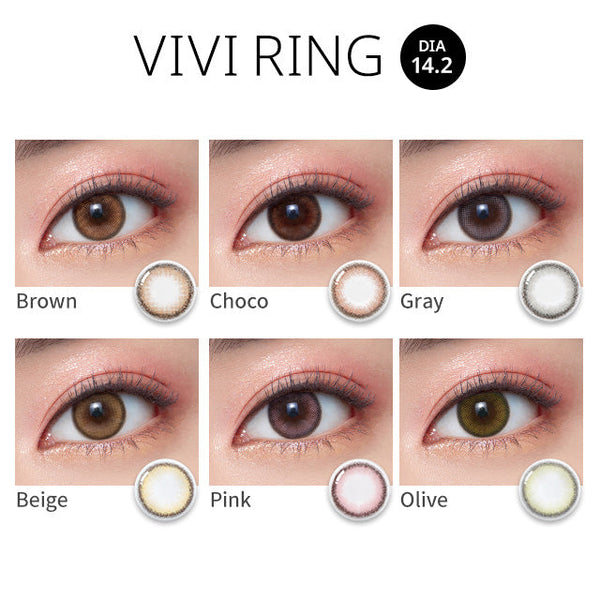 Olens｜Vivi Ring 1Day 日拋彩色隱形眼鏡｜10片