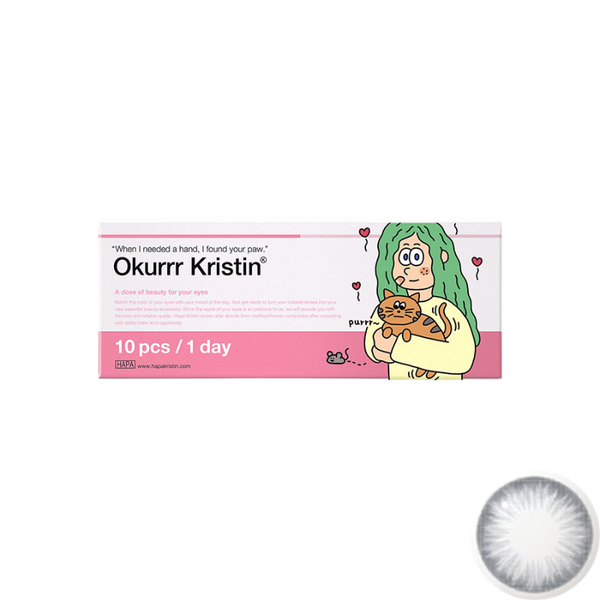 HapaKristin｜Okurrr Kristin 1Day 日拋彩色隱形眼鏡｜10片