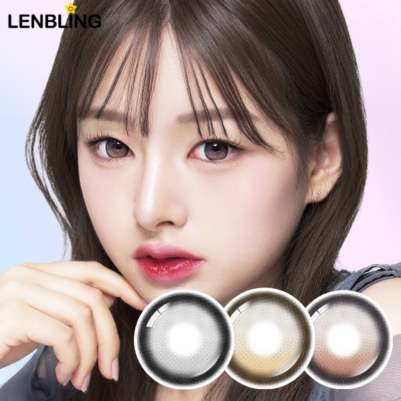 Lenbling｜Mega Pureble 月戴彩色隱形眼鏡｜2片