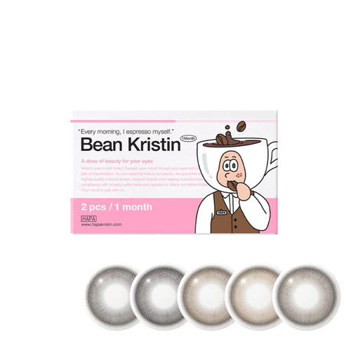HapaKristin｜Bean Kristin Monthly 月拋彩色隱形眼鏡｜2片