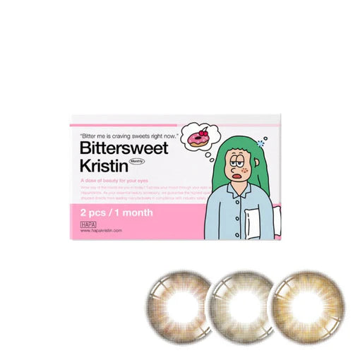HapaKristin｜Bittersweet Kristin Monthly 月拋彩色隱形眼鏡｜2片