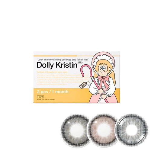 HapaKristin｜Dolly Kristin Monthly 月拋彩色隱形眼鏡｜2片
