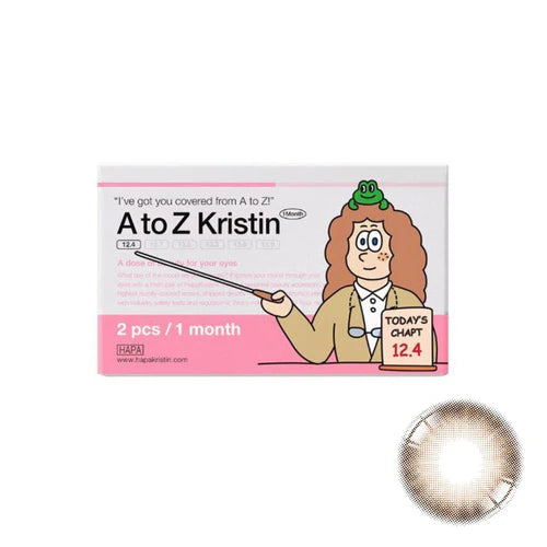 HapaKristin｜A to Z Kristin Monthly 月拋彩色隱形眼鏡｜2片