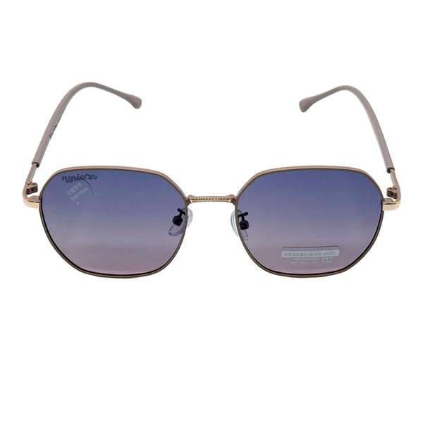 Sunglasses | Metal  Pink | Blue Grey | UN3166/P