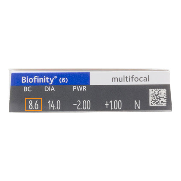 CooperVision｜Biofinity Multifocal 月拋漸進隱形眼鏡｜3片