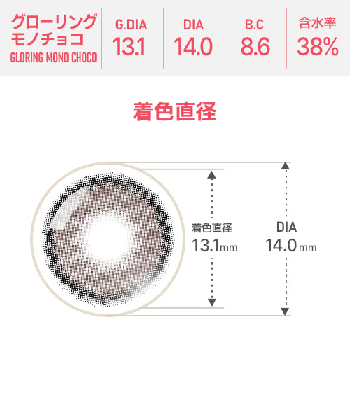 Astigram｜Gloring Mono Choco 彩色散光隱形眼鏡