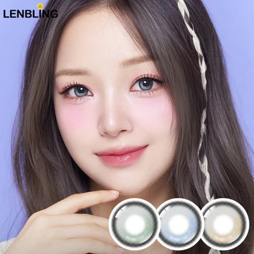 Lenbling｜Crystal Tear 月戴彩色隱形眼鏡｜2片