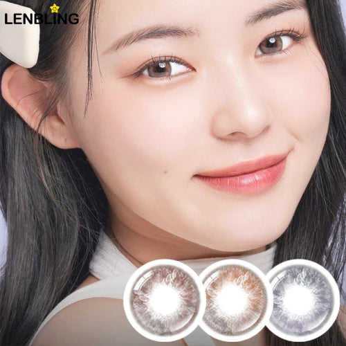 Lenbling｜Flumpops 月戴彩色隱形眼鏡｜2片