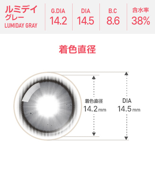 Astigram｜Lumiday Gray 彩色散光隱形眼鏡