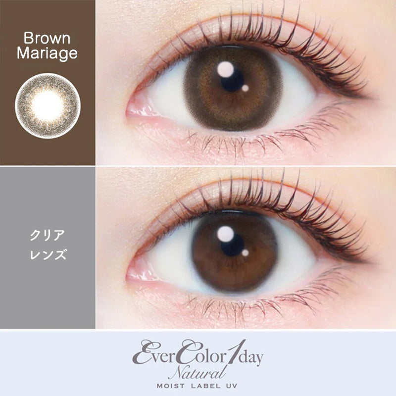 EverColor｜Natural Moist Lable UV 日拋彩色隱形眼鏡｜20片
