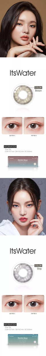 LensTown｜It's Water 1Day 日拋彩色隱形眼鏡｜10片