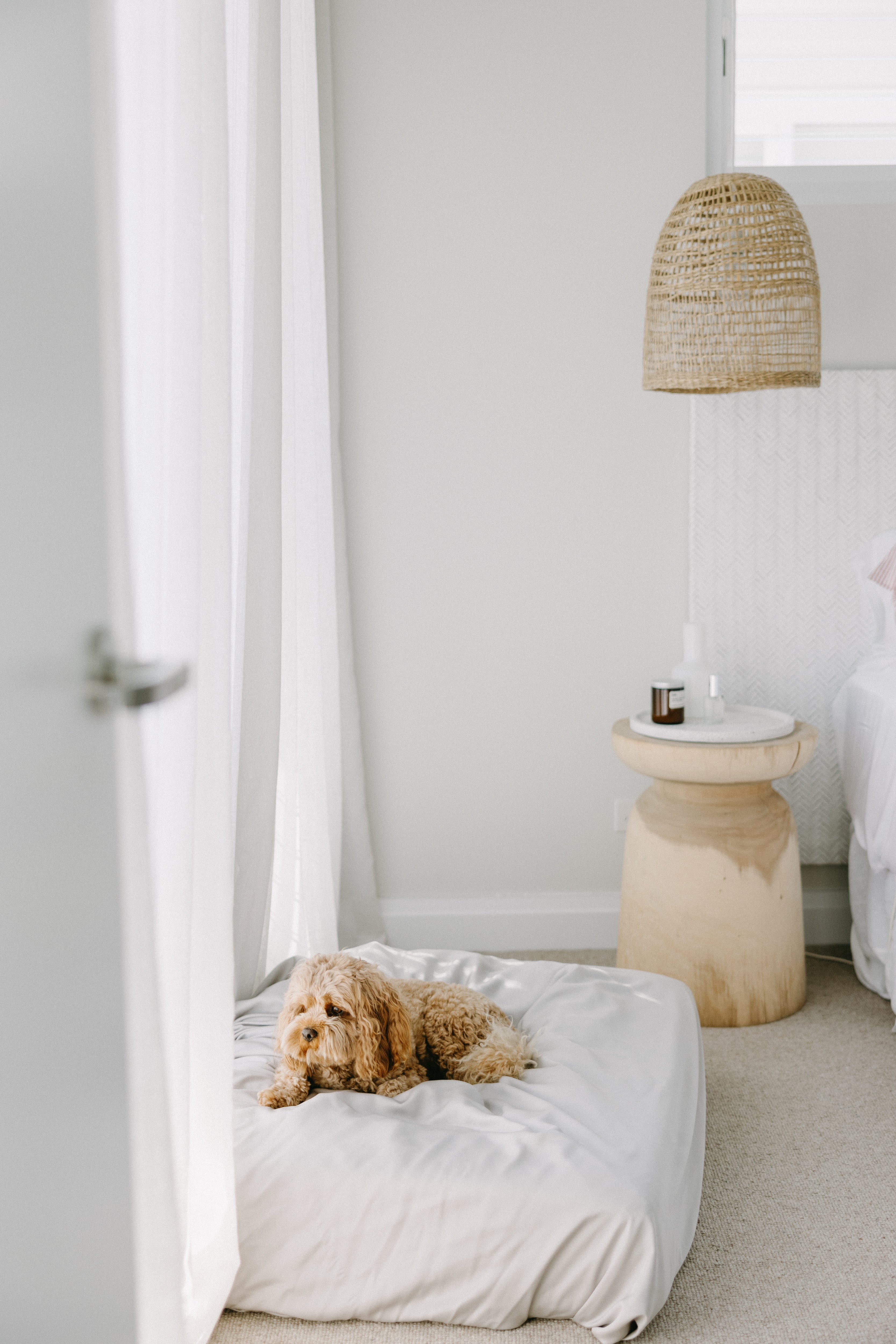 Bamboo Dog Bed Cover