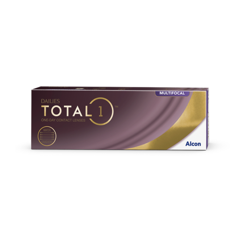 Alcon｜Dailies Total 1 Multifocal Silicone Hydrogel 日拋漸進隱形眼鏡｜30片