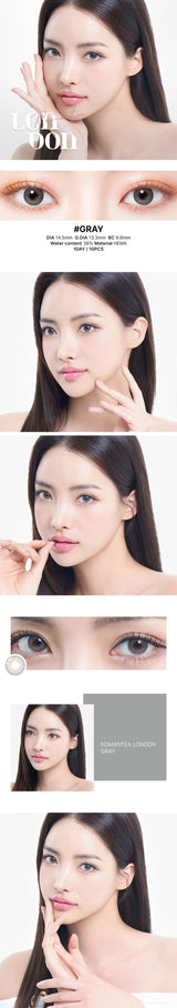 LensTown｜Romantea London 1Day 日拋彩色隱形眼鏡｜10片