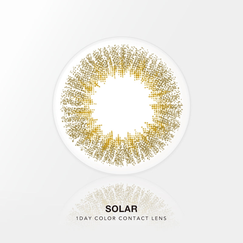 QUINLIVAN SOLAR 1 日光黃 | 每日拋棄型彩色隱形眼鏡 10片