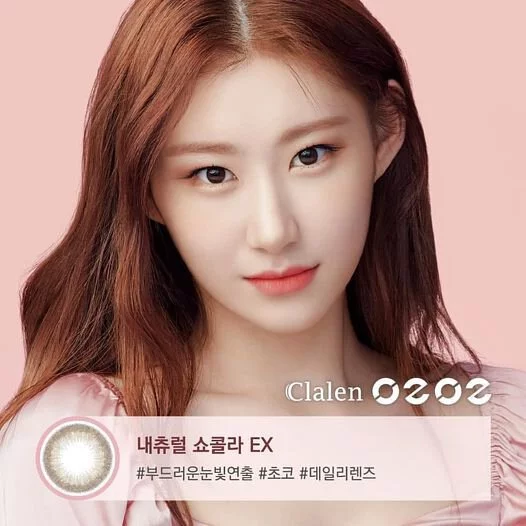 Clalen｜O2O2 Color M Natural Chocolat EX 月拋彩色隱形眼鏡｜2片