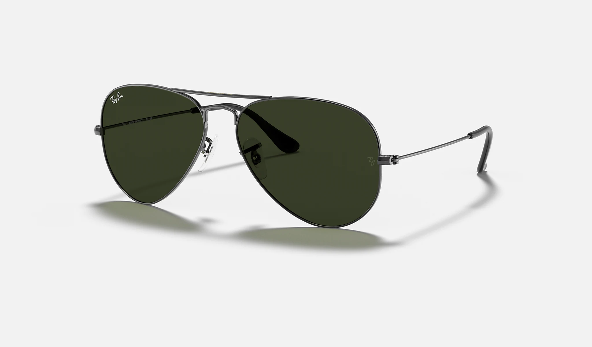 Ray-Ban | AVIATOR CLASSIC | GUNMETAL | Green Classic G-15