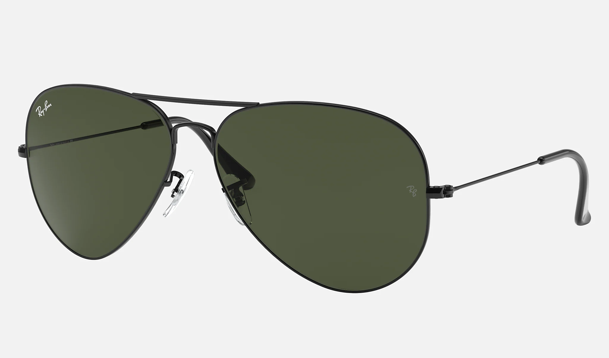Ray-Ban | AVIATOR CLASSIC | BLACK | Green Classic G-15